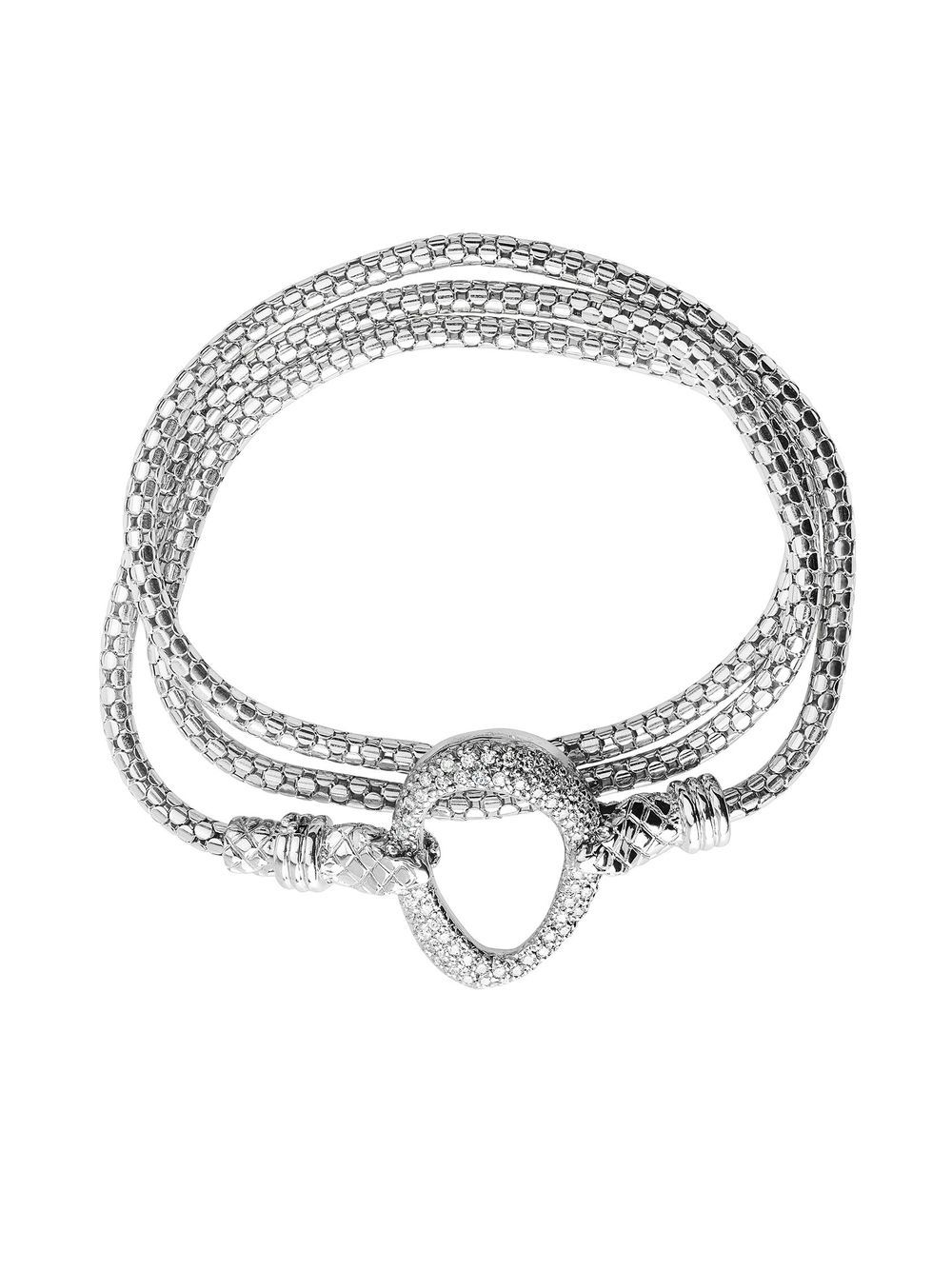TANE México 1942 Snake diamond bracelet - Silver von TANE México 1942