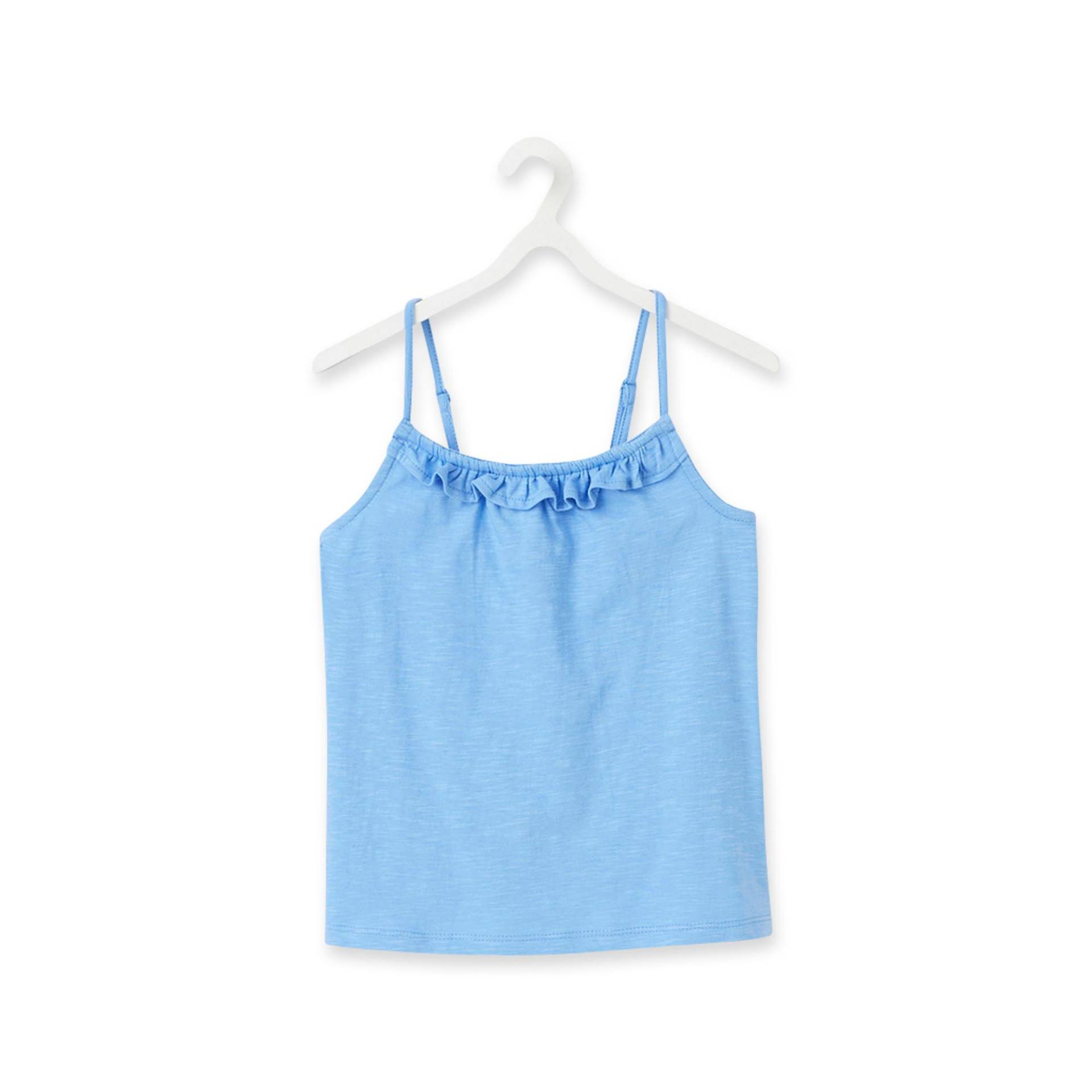 T-shirt, Rundhals, Ärmellos Mädchen Blau 10A von TAO KIDS