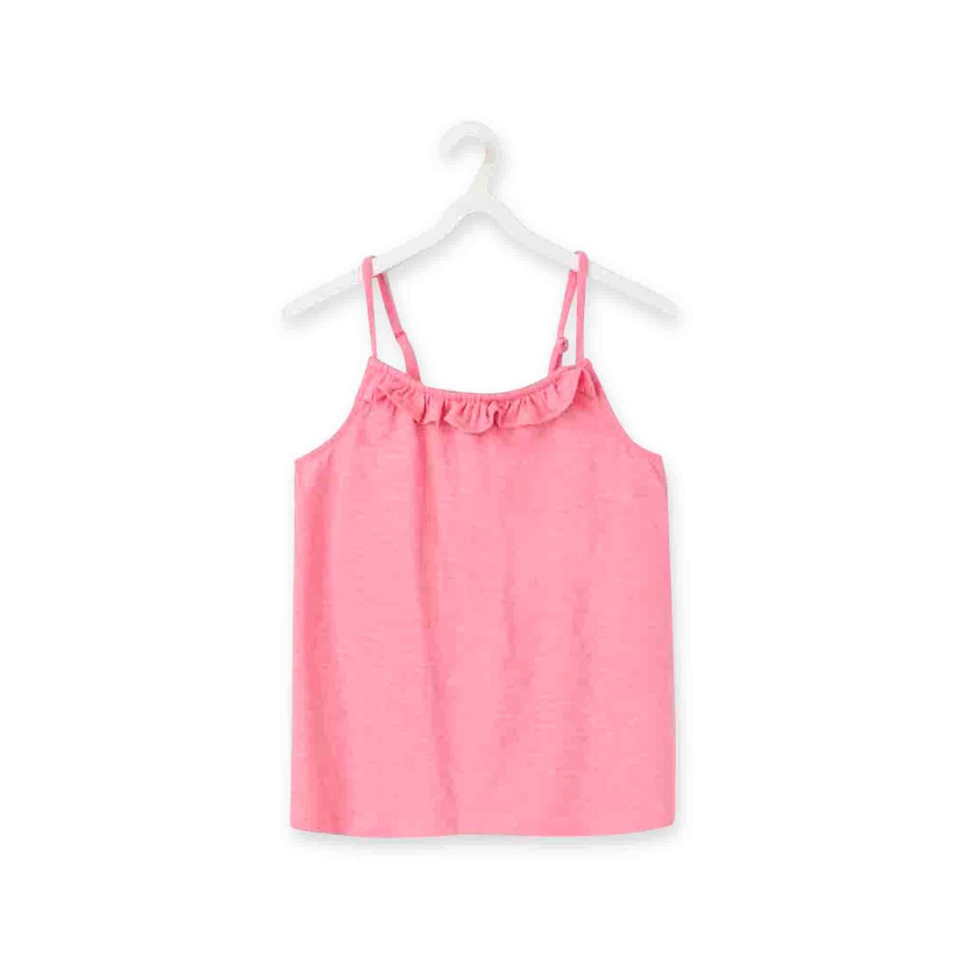 T-shirt, Rundhals, Ärmellos Mädchen Pink 10A von TAO KIDS
