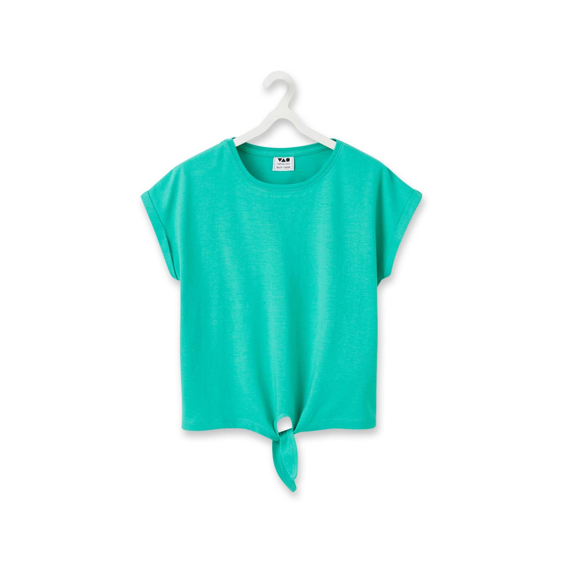 T-shirt, Rundhals, Kurzarm Mädchen Grün 10A von TAO KIDS