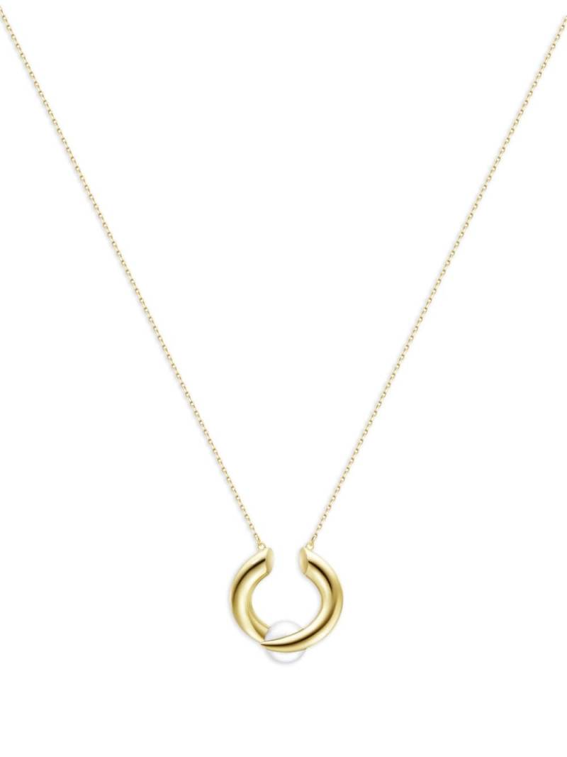 TASAKI 18kt yellow gold Collection Line Danger Horn Novel pearl necklace von TASAKI