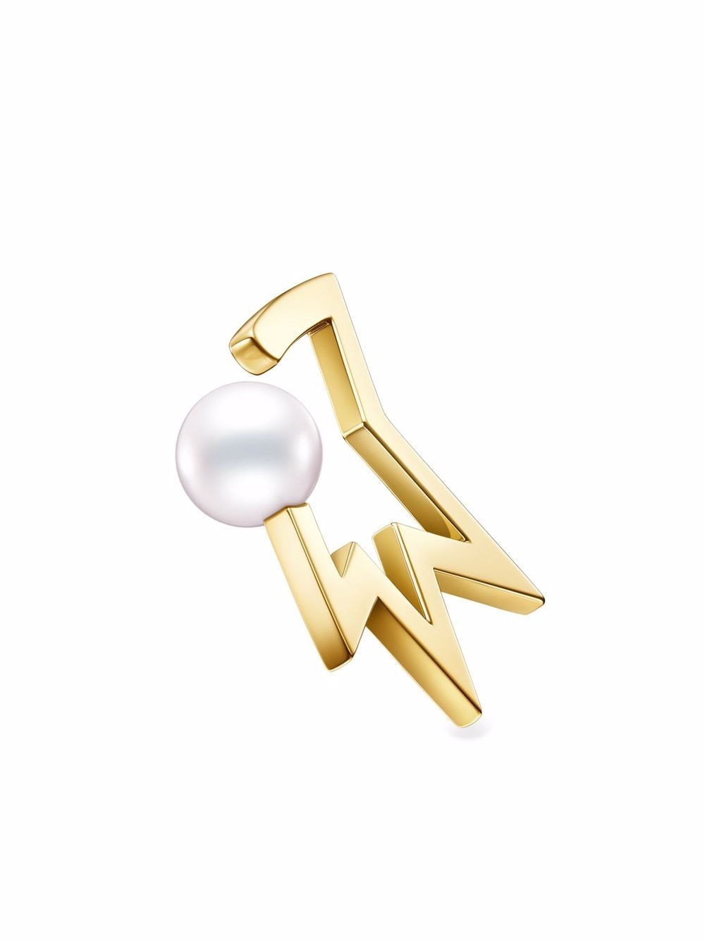 TASAKI 18kt yellow gold Collection Line Comet Plus Neo pearl ear cuff von TASAKI