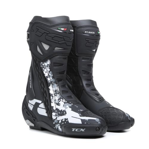 TCX Stiefel RT-Race - schwarz-weiss-grau (Grösse: 39) von TCX