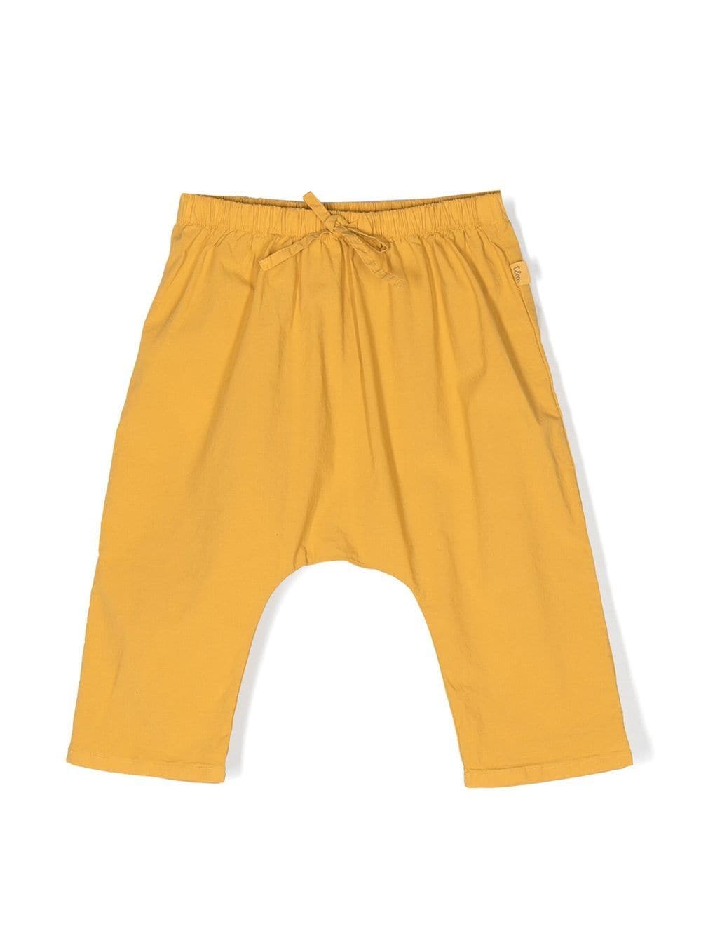 TEDDY & MINOU drop-crotch drawstring trousers - Yellow von TEDDY & MINOU