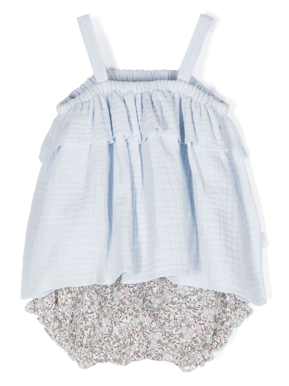 TEDDY & MINOU muslin-effect bloomers set - Blue von TEDDY & MINOU