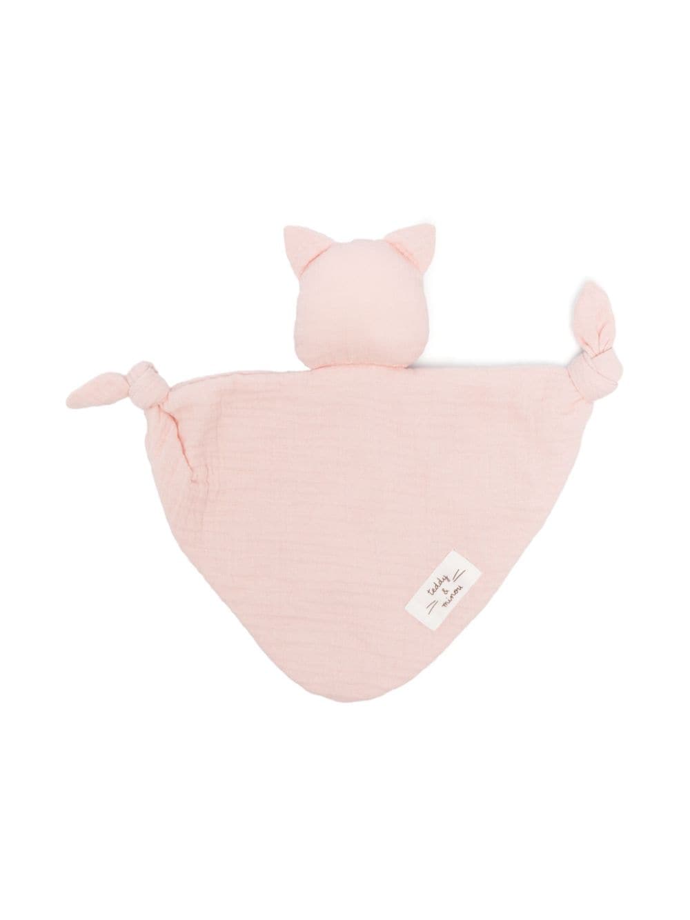 TEDDY & MINOU padded animal-head blanket - Pink von TEDDY & MINOU