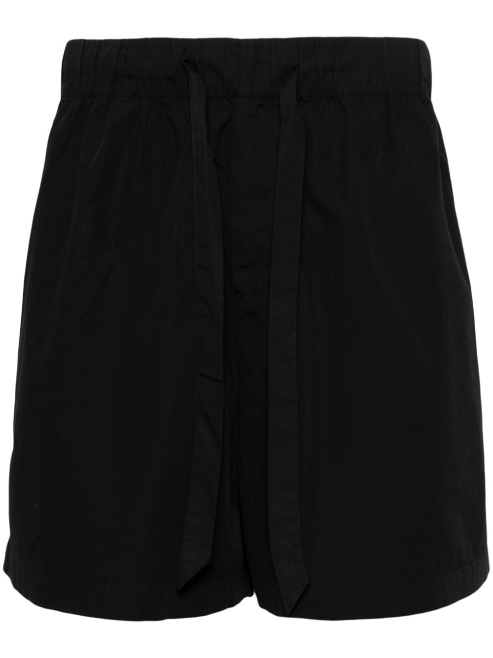 TEKLA Pyjamas poplin shorts - Black von TEKLA