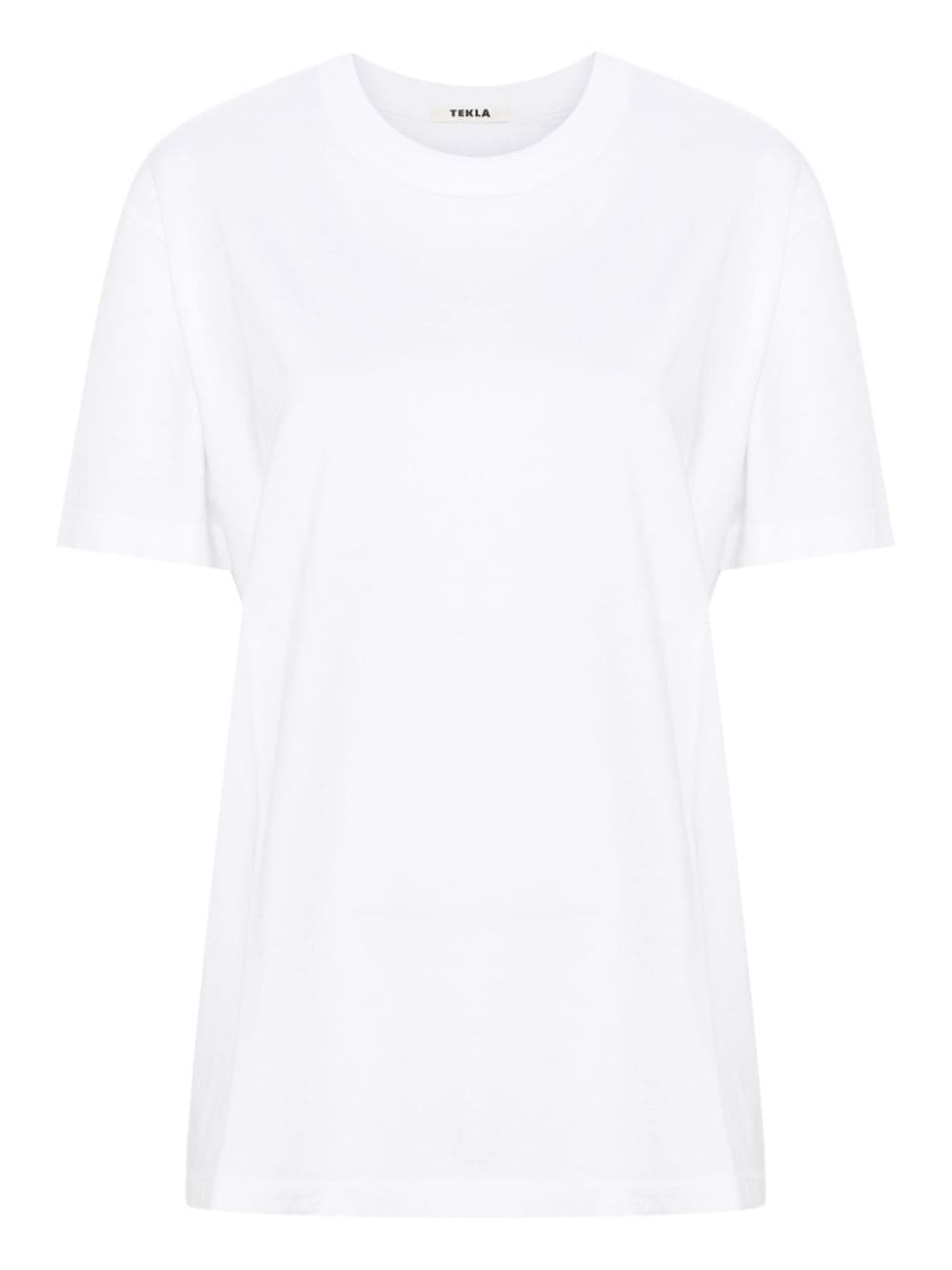 TEKLA crew-neck organic cotton T-shirt - White von TEKLA