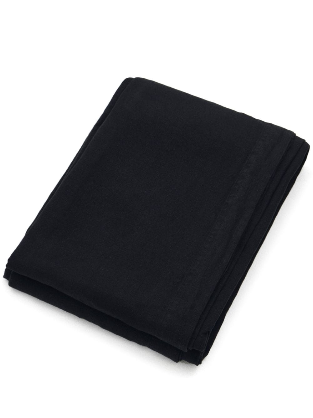 TEKLA stonewashed linen bedspread (240x260cm) - Black von TEKLA
