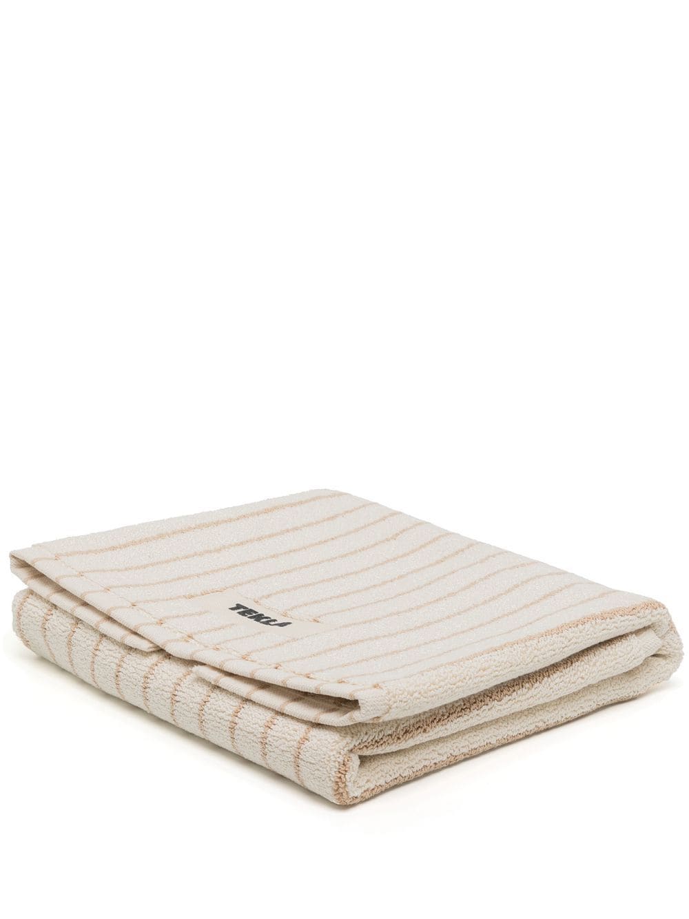 TEKLA striped terry-cloth towel - White von TEKLA