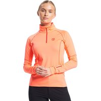 TENSON Damen Ski Unterzieher Txlite Midlayer Half Zip orange | S von TENSON