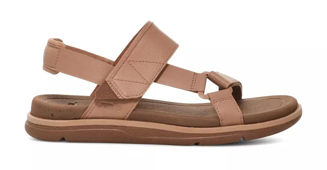 Madera Slingback - Leder Sandale Damen Braun 37 von TEVA