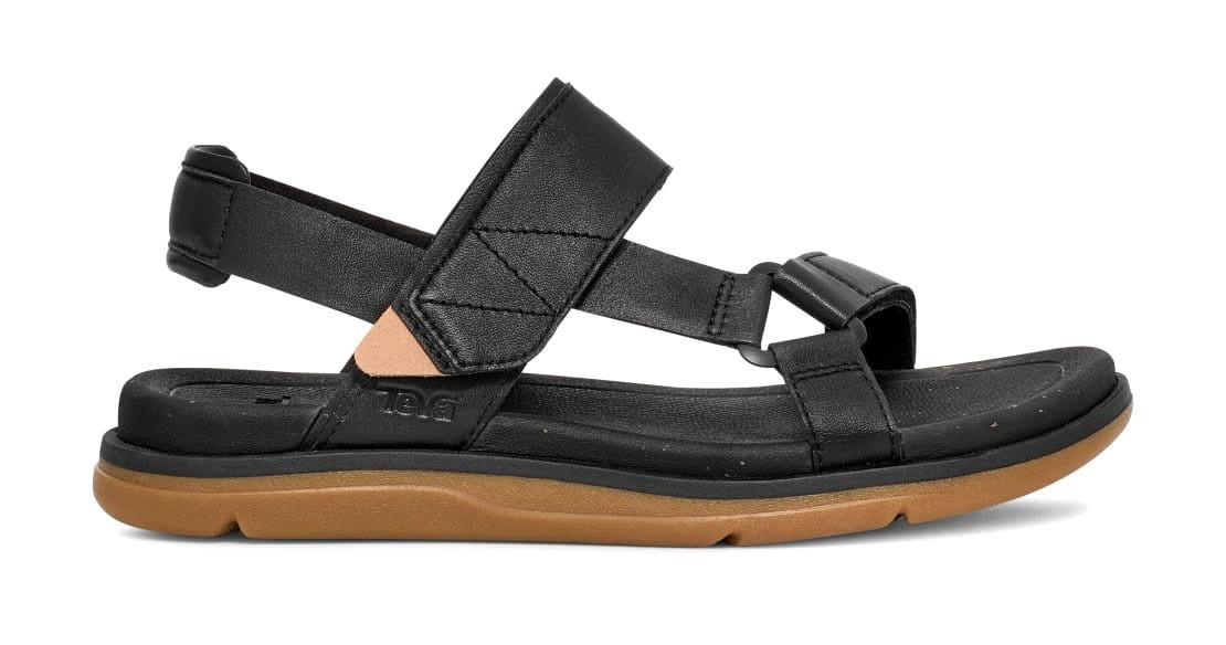 Madera Slingback - Leder Sandale Damen Schwarz 36 von TEVA