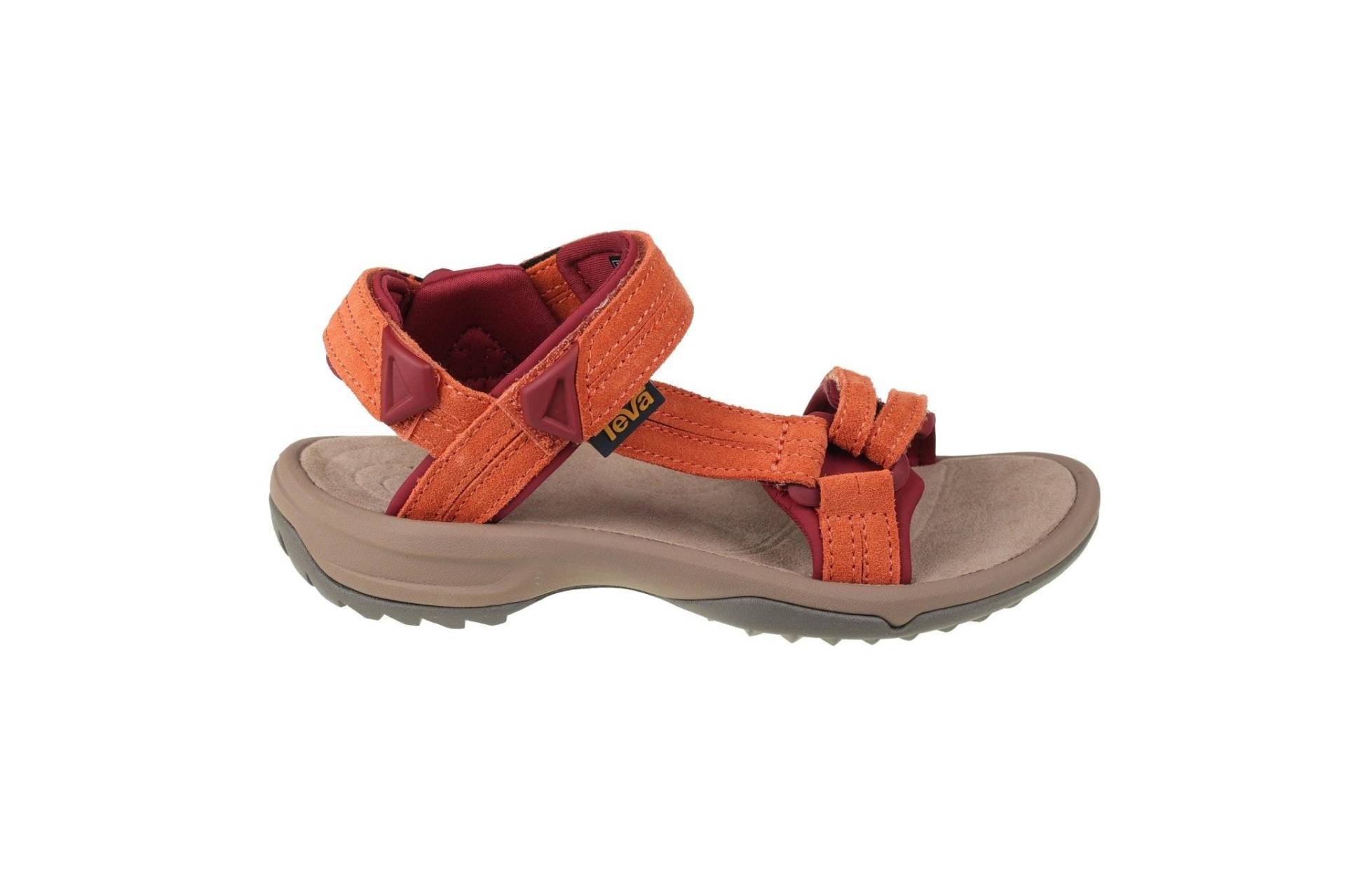 Terra Fi Lite - Wildleder Wandersandale Damen Orange 36 von TEVA