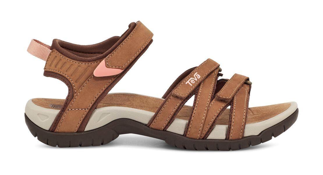 Tirra - Leder Sandale Damen Braun 38 von TEVA