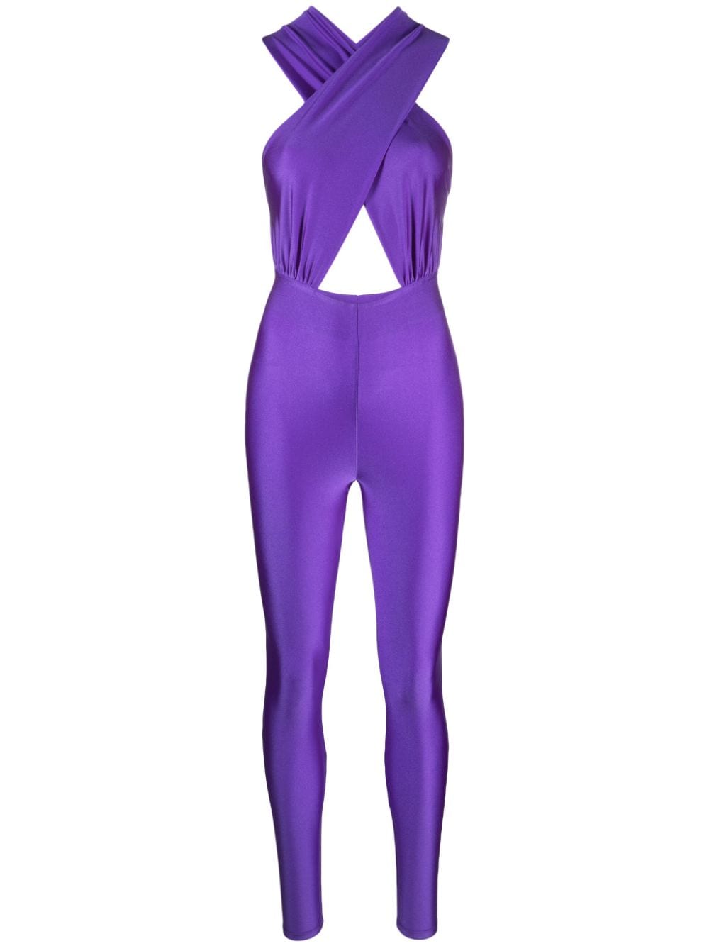 THE ANDAMANE Hola halterneck jumpsuit - Purple von THE ANDAMANE