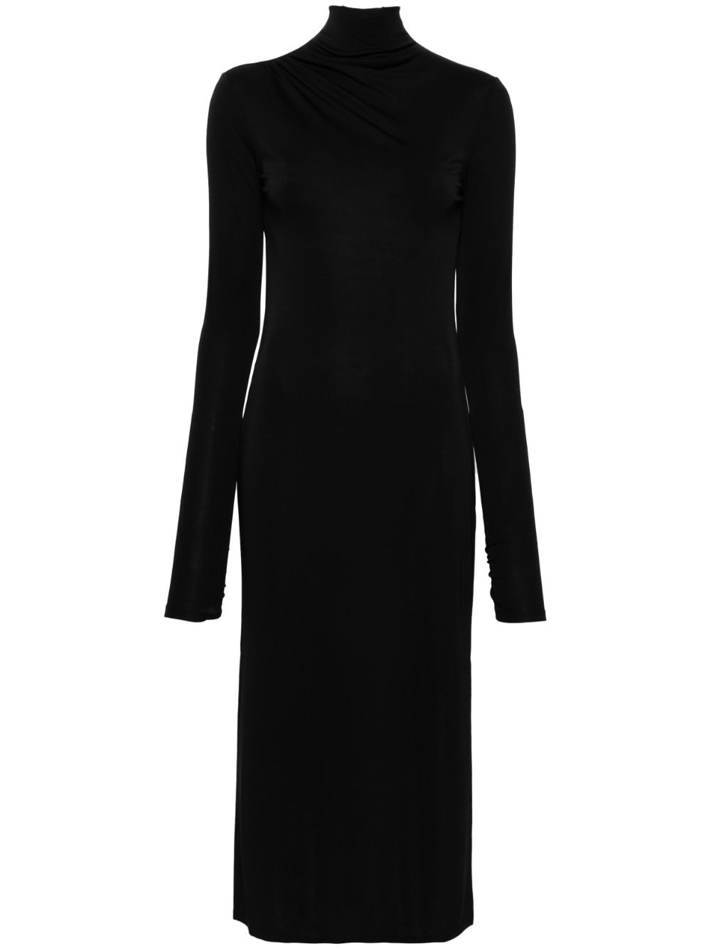 THE ANDAMANE Parker open-back midi dress - Black von THE ANDAMANE