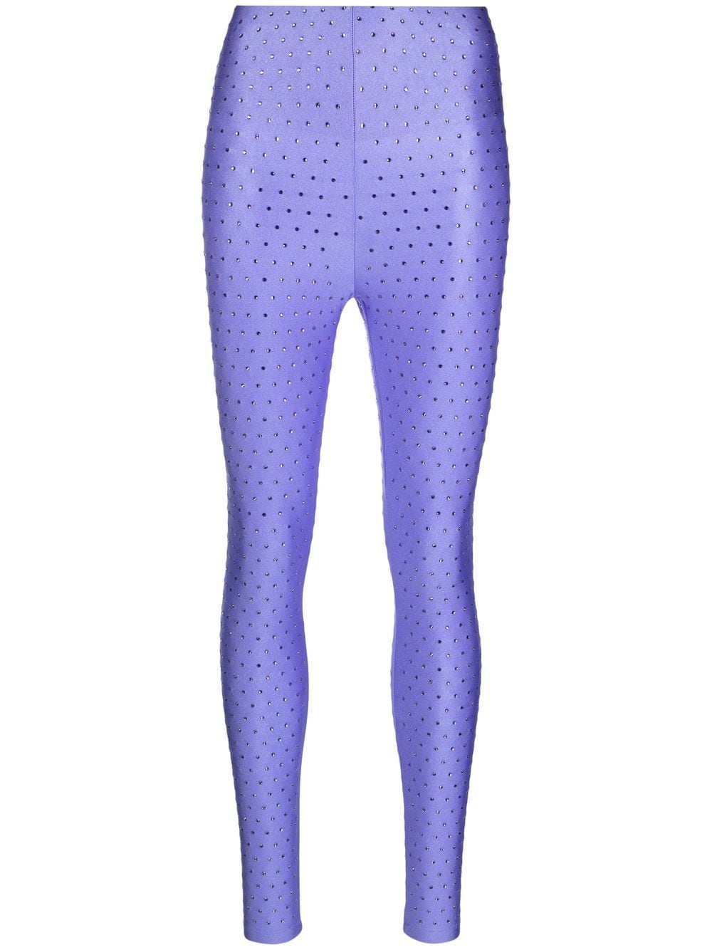 THE ANDAMANE rhinestone embellished leggings - Blue von THE ANDAMANE