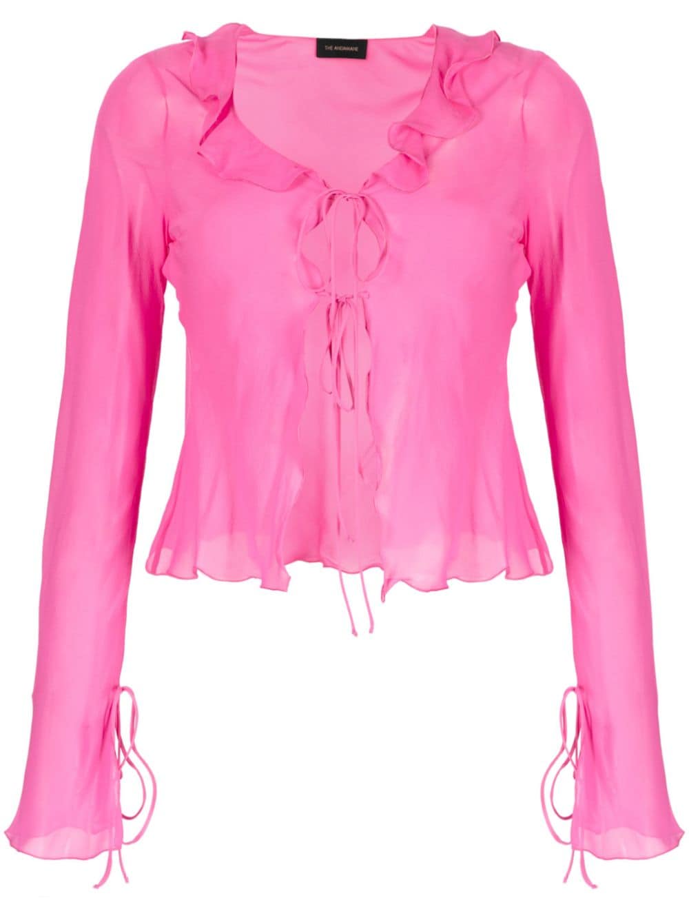 THE ANDAMANE ruffle-detail blouse - Pink von THE ANDAMANE