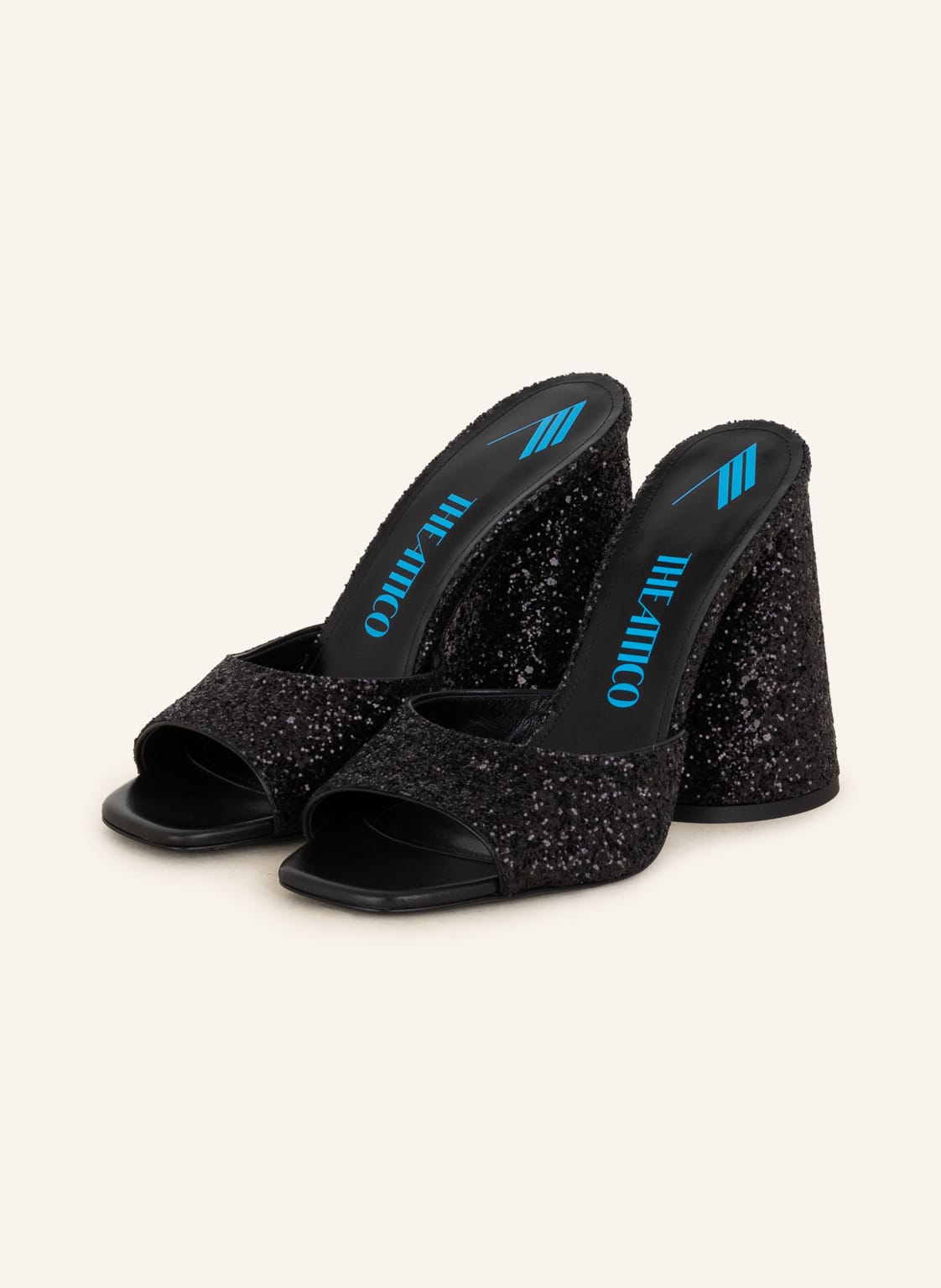 The Attico Mules Luz Mit Pailletten schwarz The Attico Mules Luz Mit Pailletten schwarz von THE ATTICO