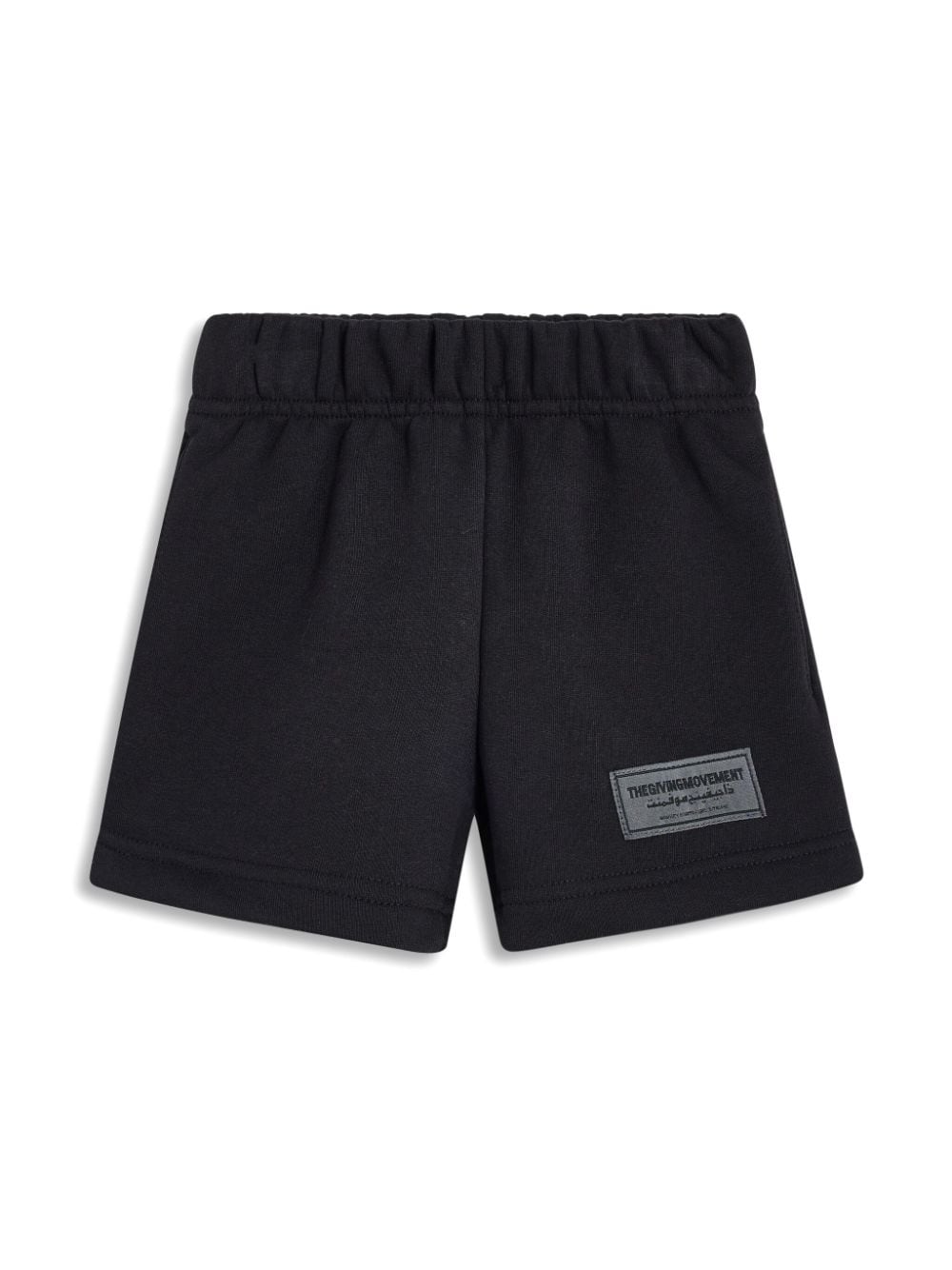 THE GIVING MOVEMENT cotton-blend track shorts - Black von THE GIVING MOVEMENT
