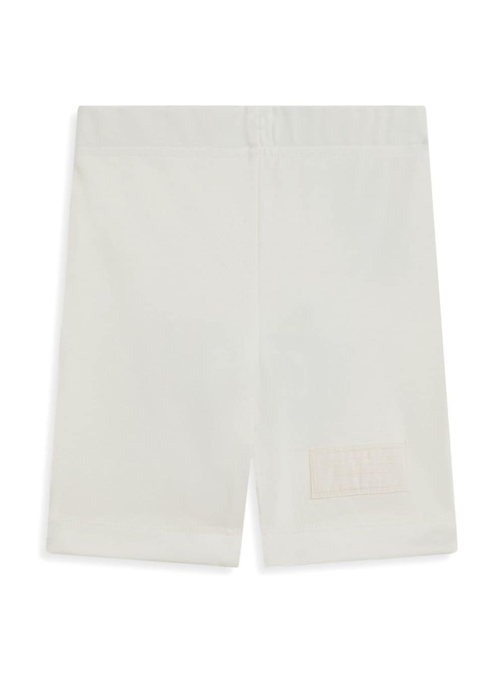 THE GIVING MOVEMENT logo-appliqué shorts - Neutrals von THE GIVING MOVEMENT