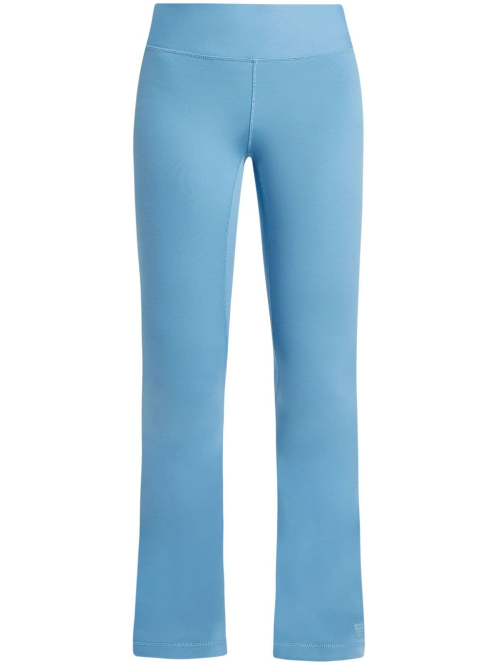 THE GIVING MOVEMENT mid-rise bootcut leggings - Blue von THE GIVING MOVEMENT