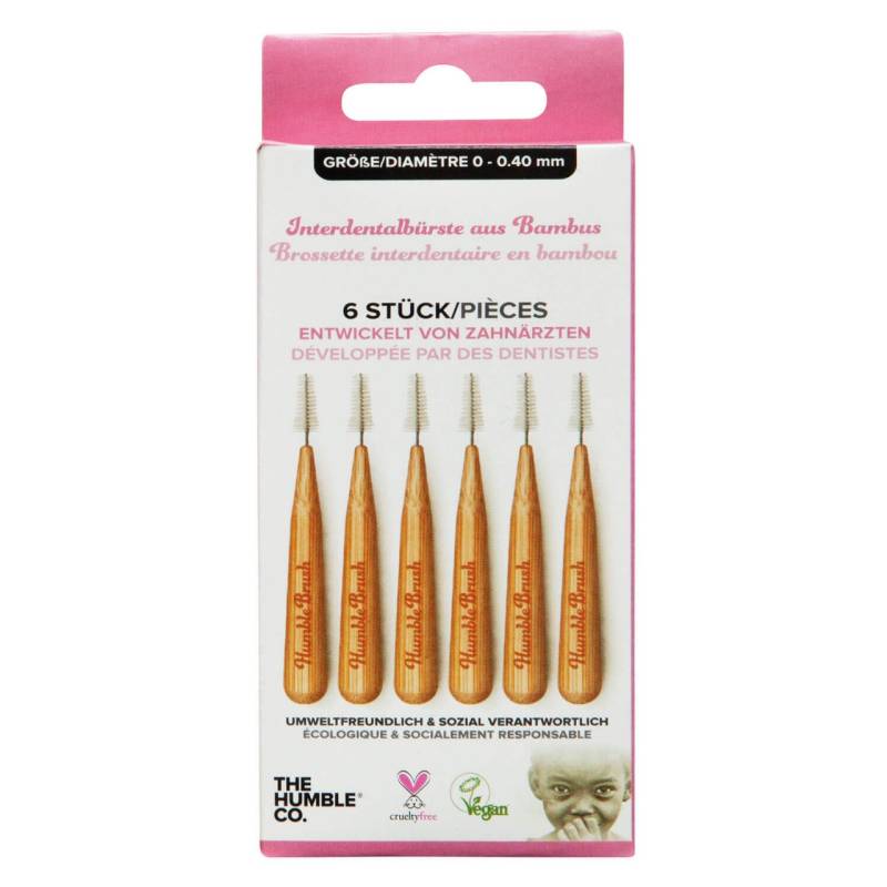 THE HUMBLE CO. - Humble Interdental Bürste 0,40mm Pink von THE HUMBLE CO.