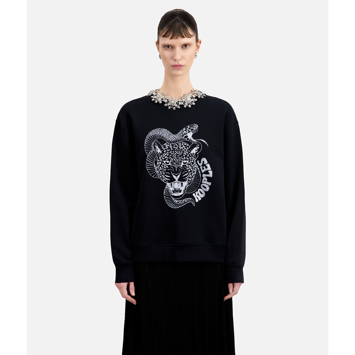 Sweatshirt mit rundem Ausschnitt und langen Ärmeln von THE KOOPLES