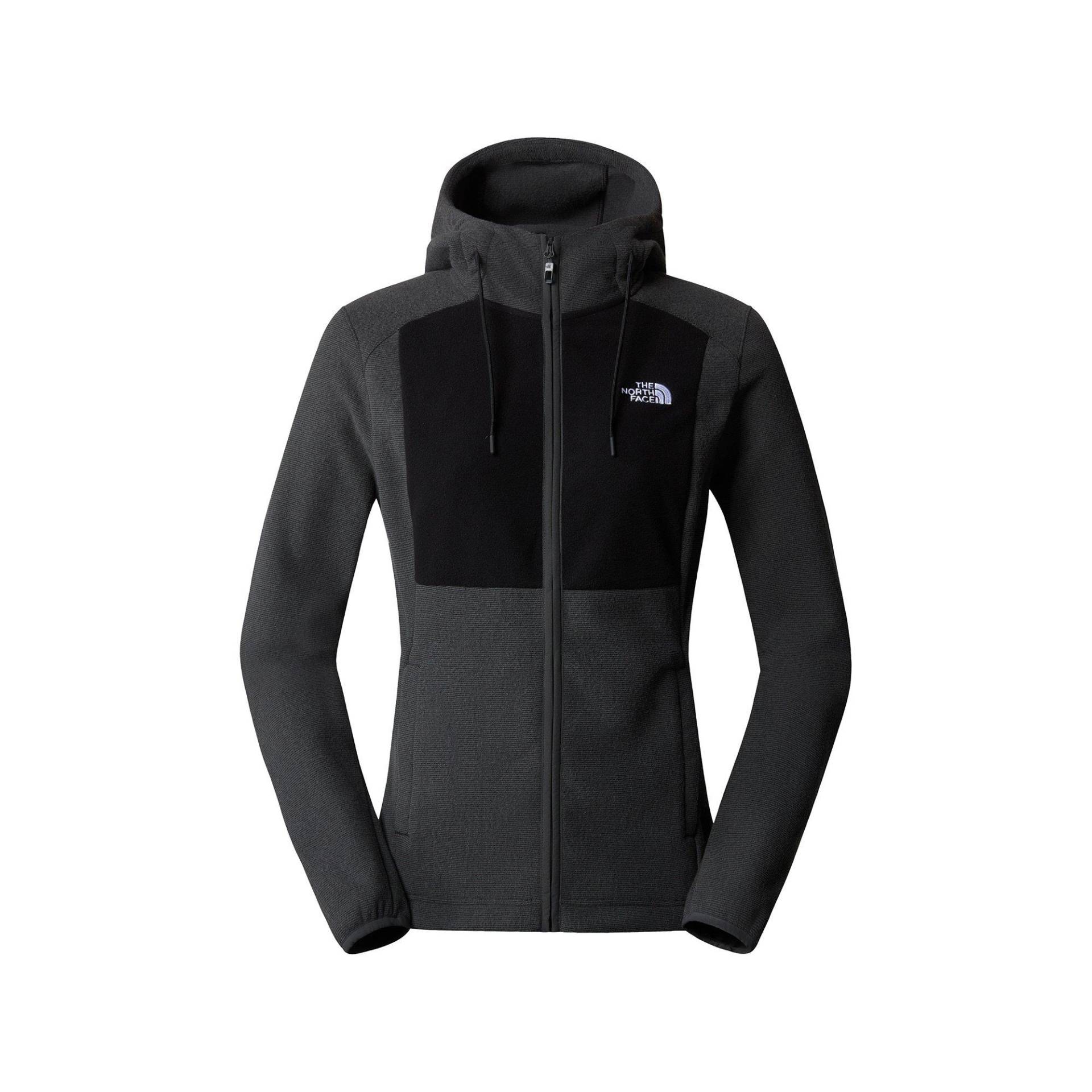 Fleecejacke Mit Kapuze Damen Black S von THE NORTH FACE