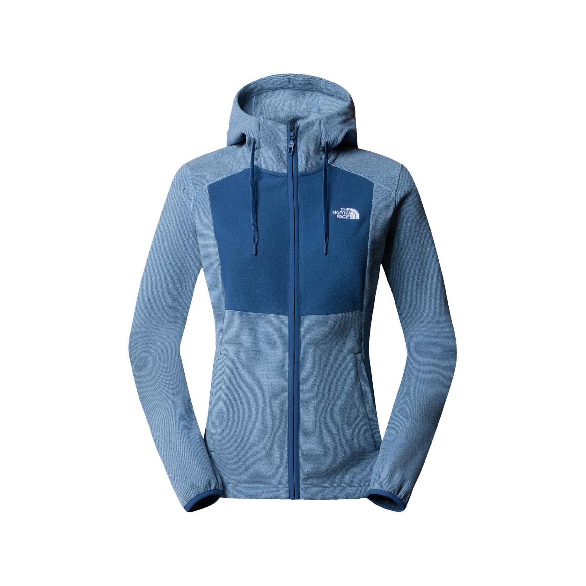 Fleecejacke Mit Kapuze Damen Blau M von THE NORTH FACE