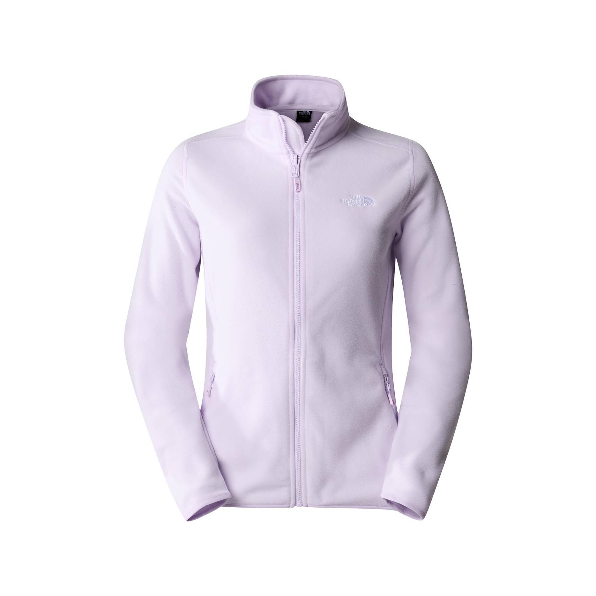 Fleecejacke Ohne Kapuze Damen Lila XS von THE NORTH FACE