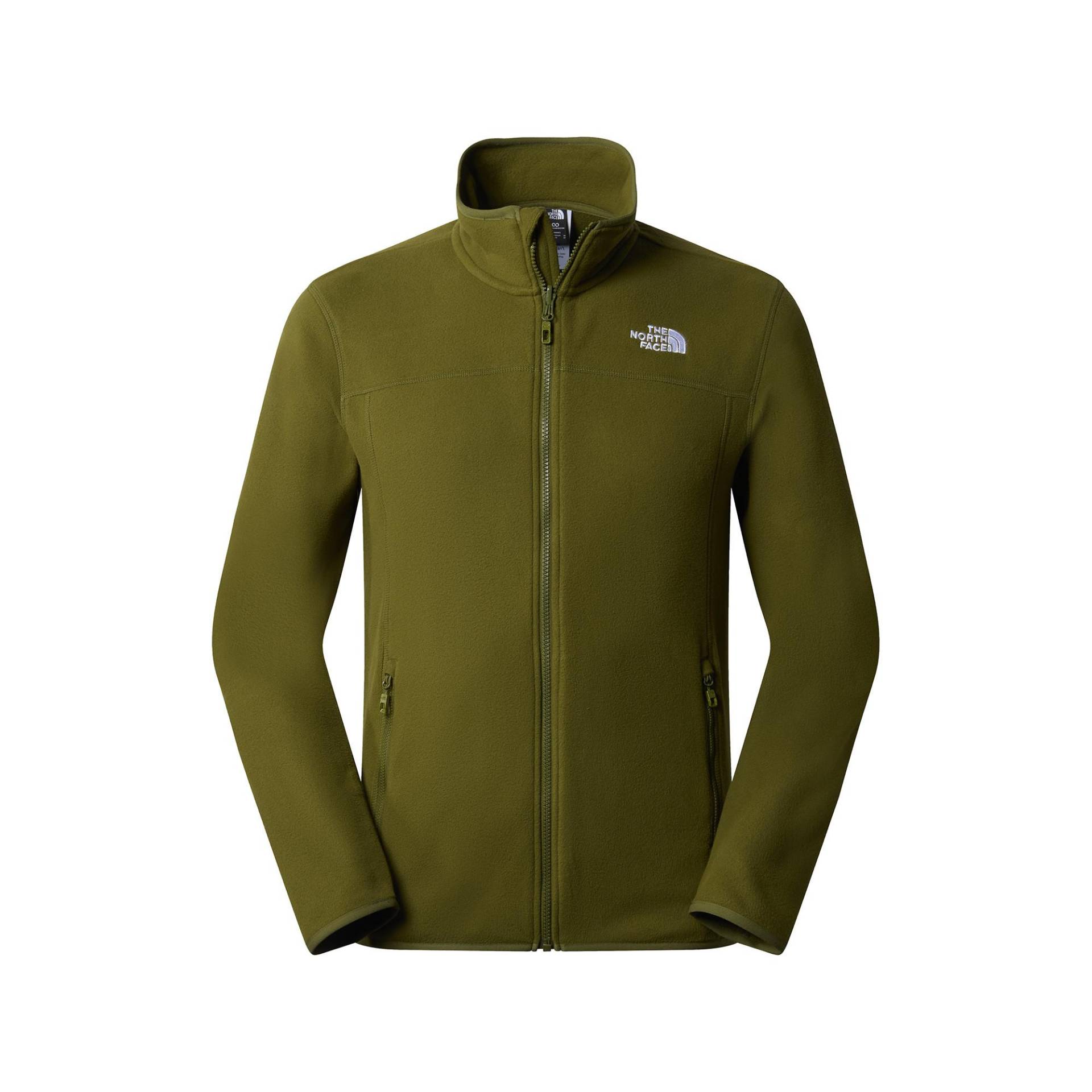 Fleecejacke Ohne Kapuze Herren Grün XXL von THE NORTH FACE