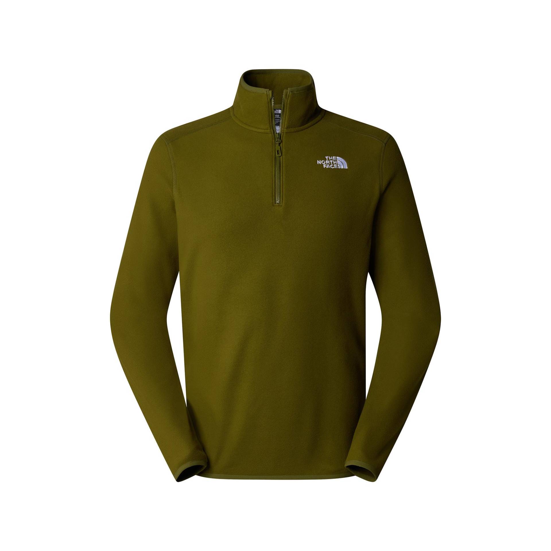 Fleecepullover Herren Olivegrün L von THE NORTH FACE