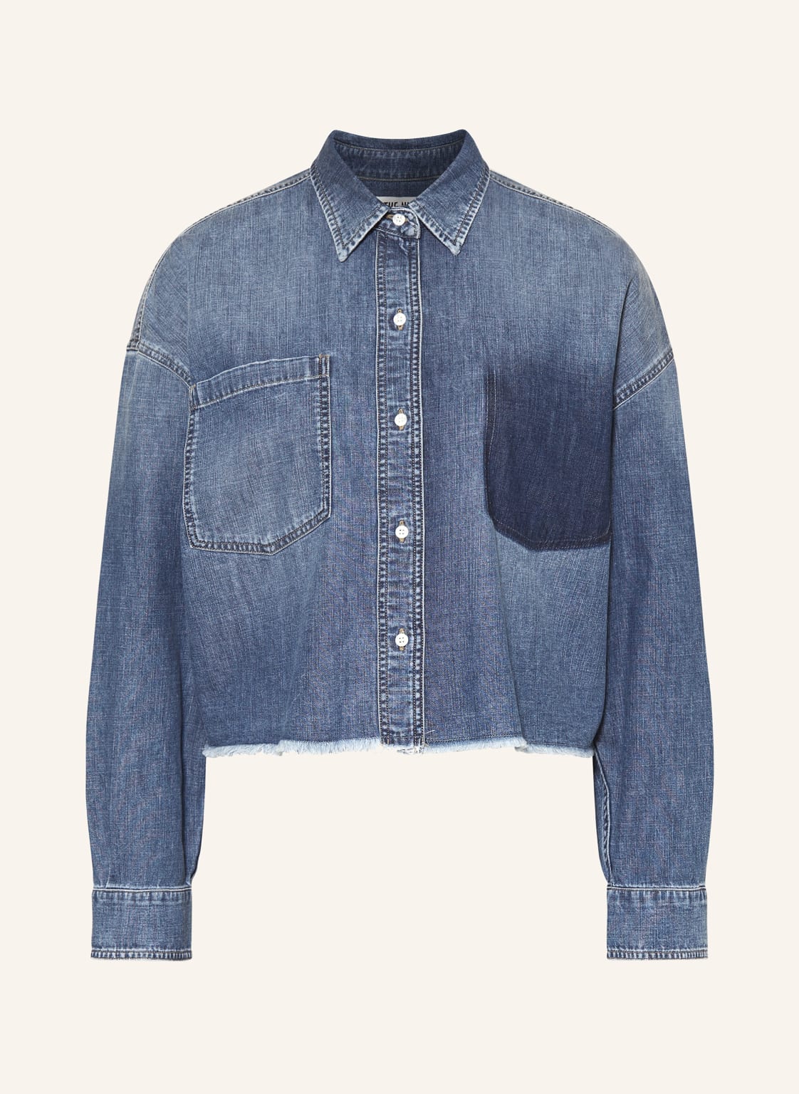 The.Nim Standard Cropped-Jeansjacke blau von THE.NIM STANDARD