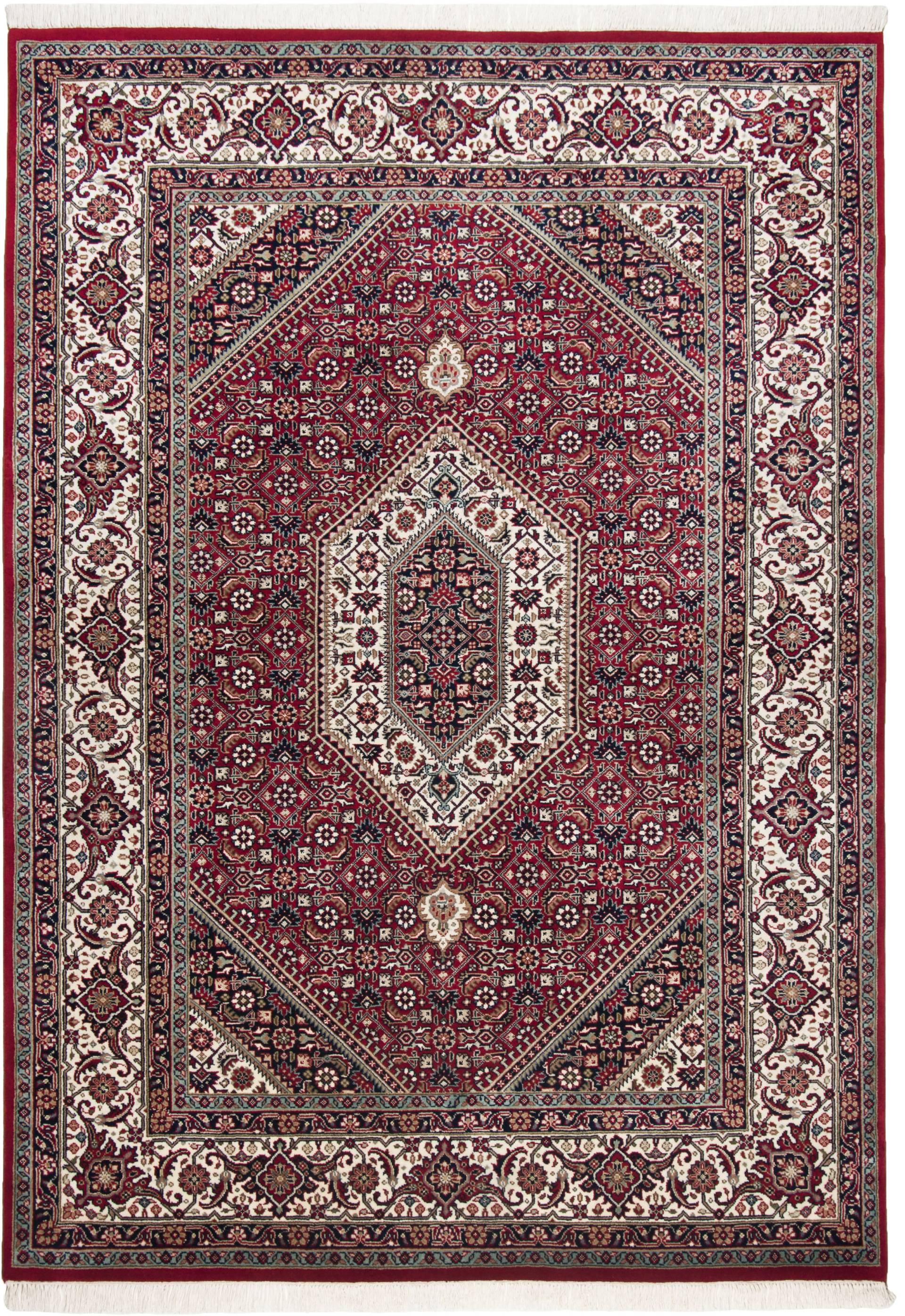 THEKO Orientteppich »Meraj Silk Touch Bidjar«, rechteckig, Flor aus 20% Seide, handgeknüpft, mit Fransen von THEKO