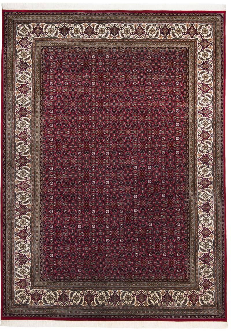 THEKO Orientteppich »Sirsa Seta Bidjar«, rechteckig, 12 mm Höhe, handgeknüpft, Material: 80% Wolle, 20% Seide, mit Fransen von THEKO
