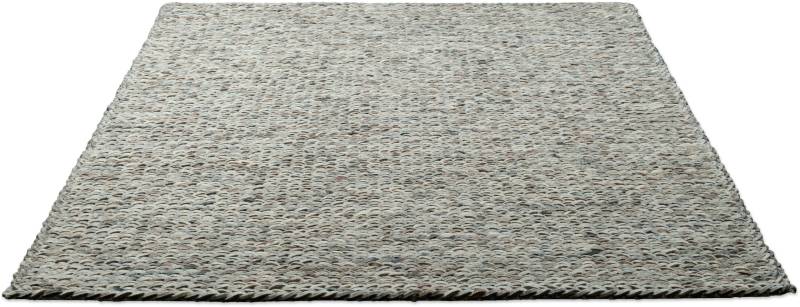 THEKO Wollteppich »Arlberg«, rechteckig, 23 mm Höhe, reine Wolle, Strickoptik, ideal im Wohnzimmer & Schlafzimmer von THEKO
