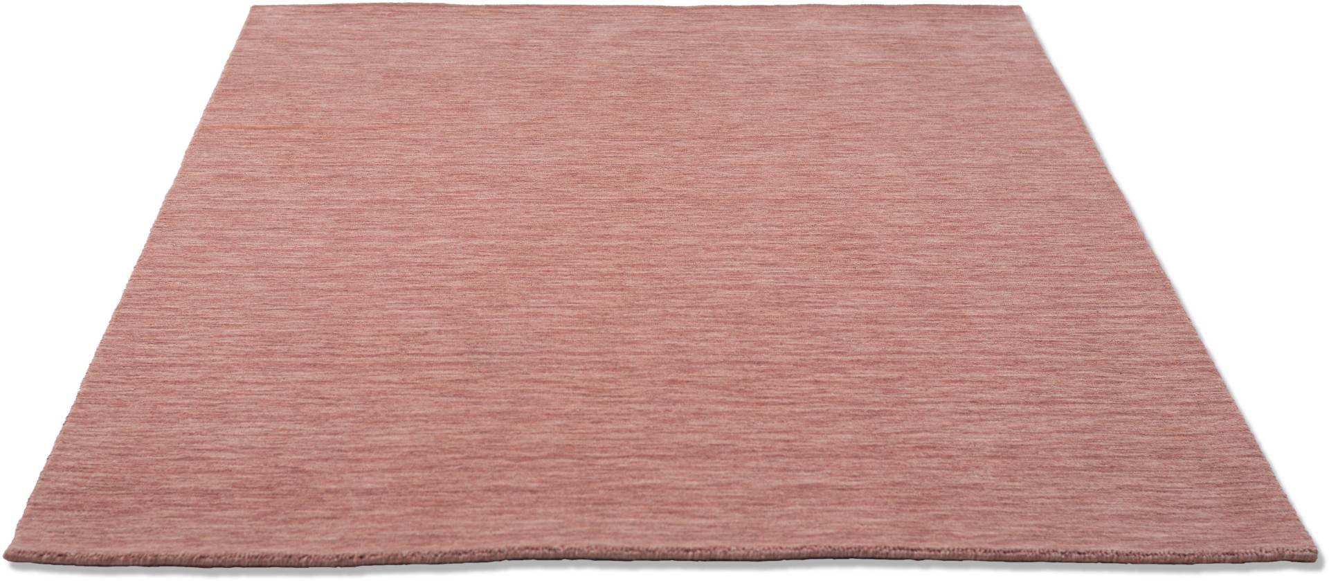 THEKO Wollteppich »Holi«, rechteckig, 13 mm Höhe, Uni-Farben, leicht meliert, reine Wolle, handgewebt mit Knüpfoptik THEKO Wollteppich »Holi«, rechteckig, 13 mm Höhe, Uni-Farben, leicht meliert, reine Wolle, handgewebt mit Knüpfoptik von THEKO