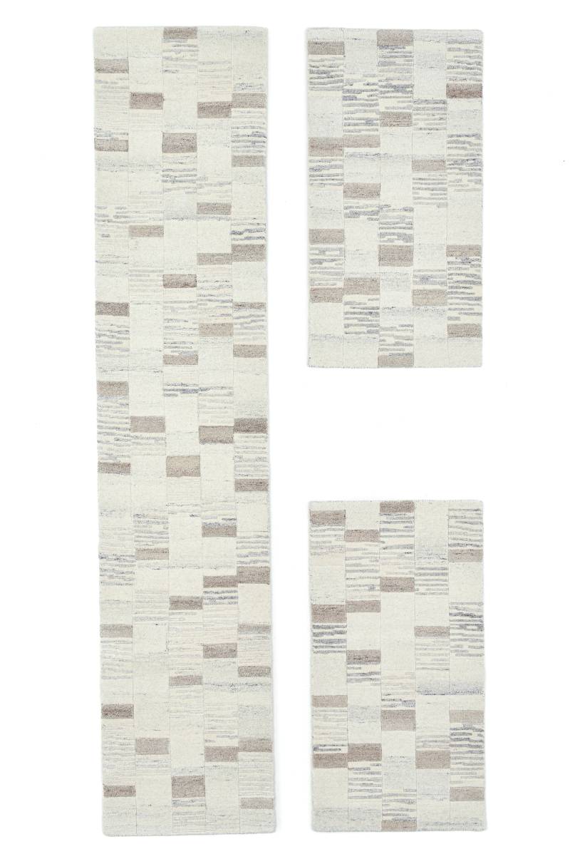 THEKO Wollteppich »Nakarta 5040«, rechteckig, 12 mm Höhe, reine Wolle, handgeknüpft, ideal im Wohnzimmer & Schlafzimmer von THEKO