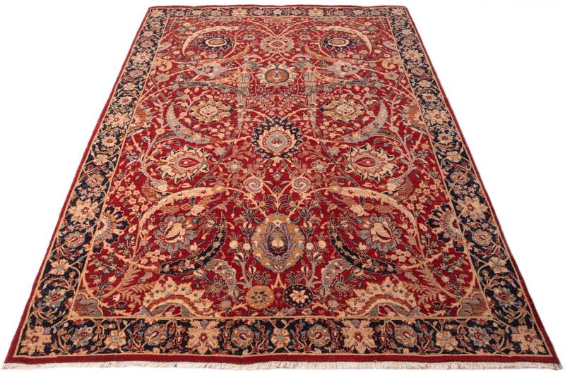 THEKO Wollteppich »Saharna 6650«, rechteckig, 10 mm Höhe, reine Wolle, Orient-Optik, mit Fransen von THEKO