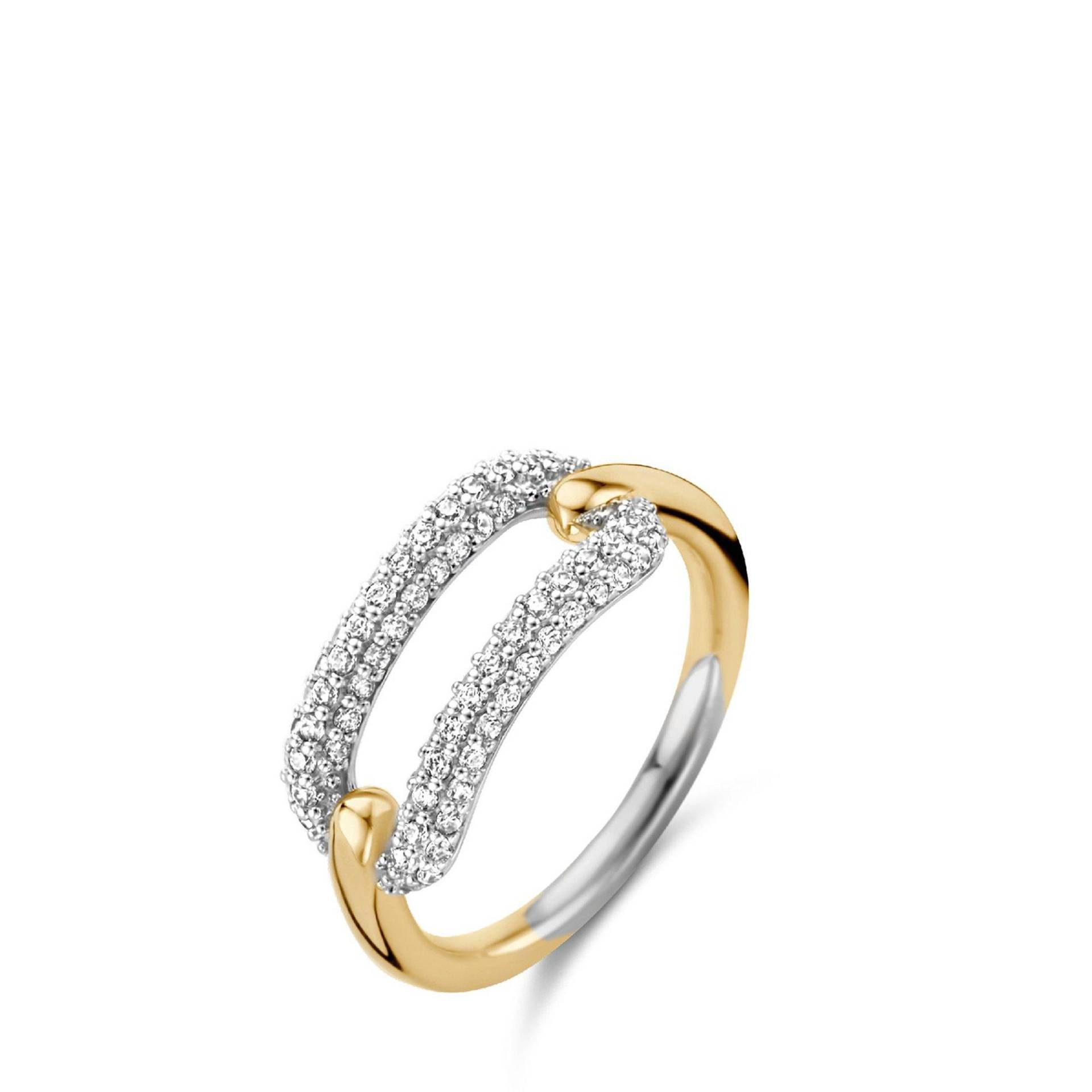 Ring Damen Zweifarbig 56 von TI SENTO