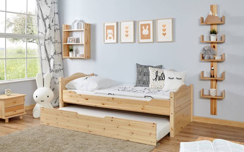 Ticaa Jugendbett »Leni«, Einzelbett, inkl. Zusatzbett und Rollrost von TICAA