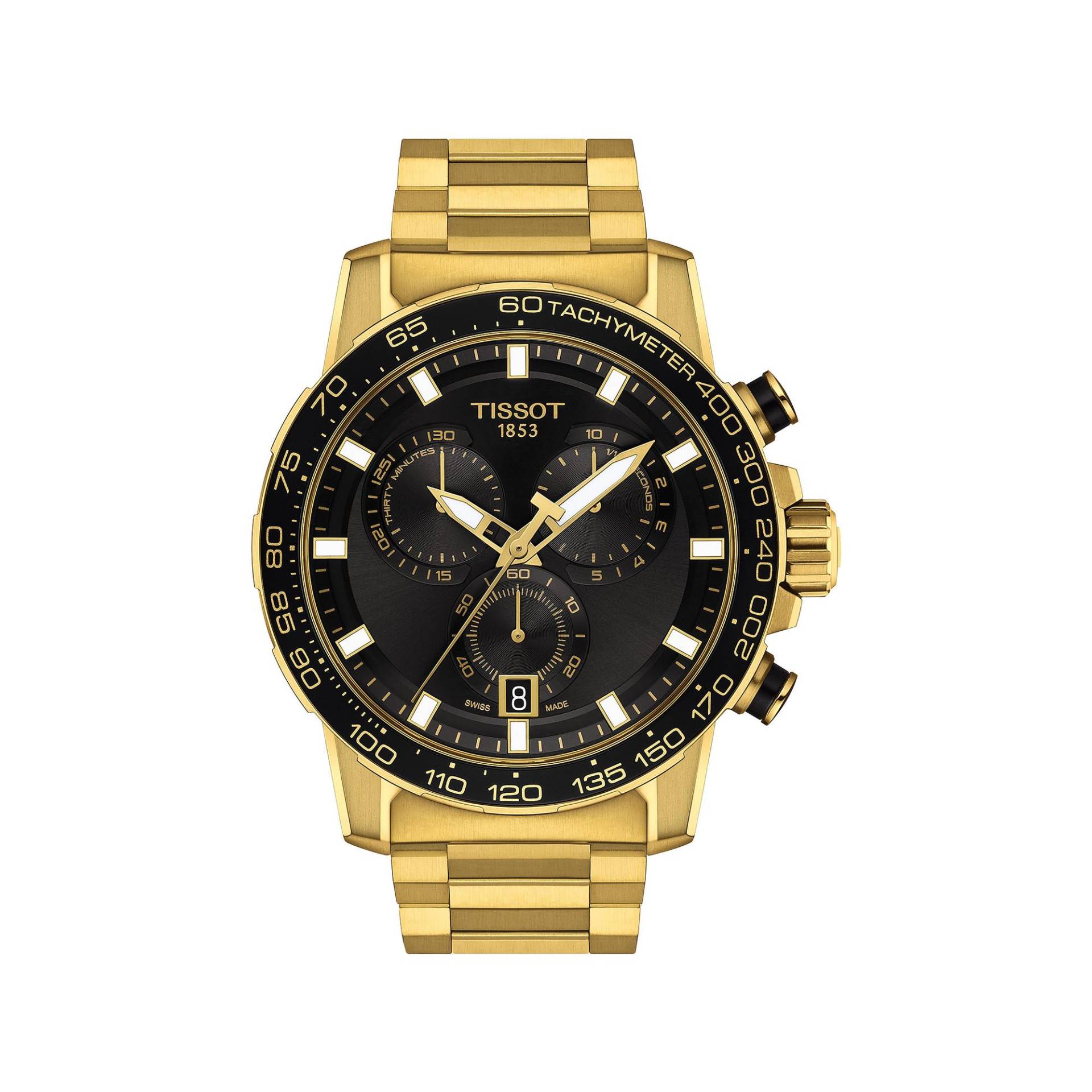 Chronograph Uhr Herren Gold 45mm von TISSOT