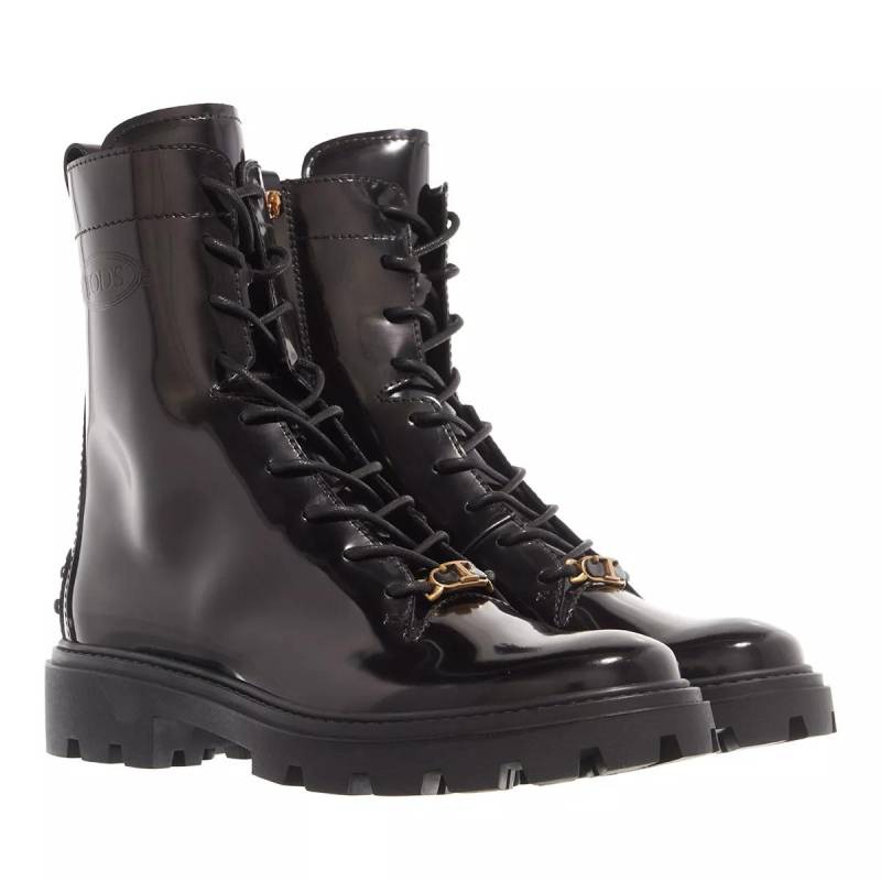 Tod's Boots & Stiefeletten - Lace Up Boots Leather - Gr. 36 (EU) - in Schwarz - für Damen von TOD'S