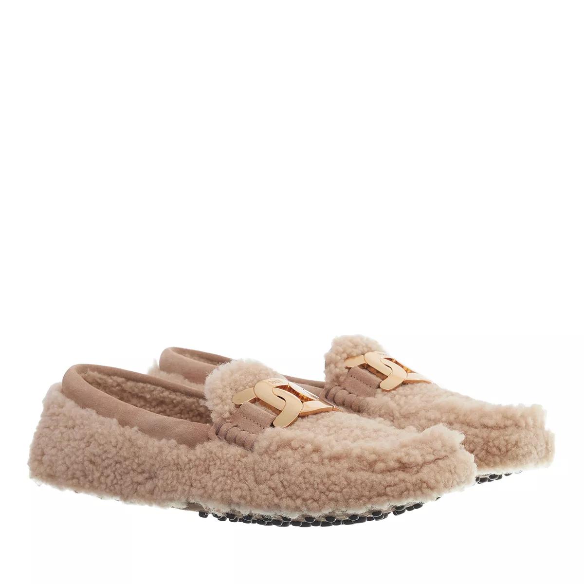 Tod's Loafers & Ballerinas - City Gommino Driving Shoes Sheepskin - Gr. 36 (EU) - in Beige - für Damen von TOD'S