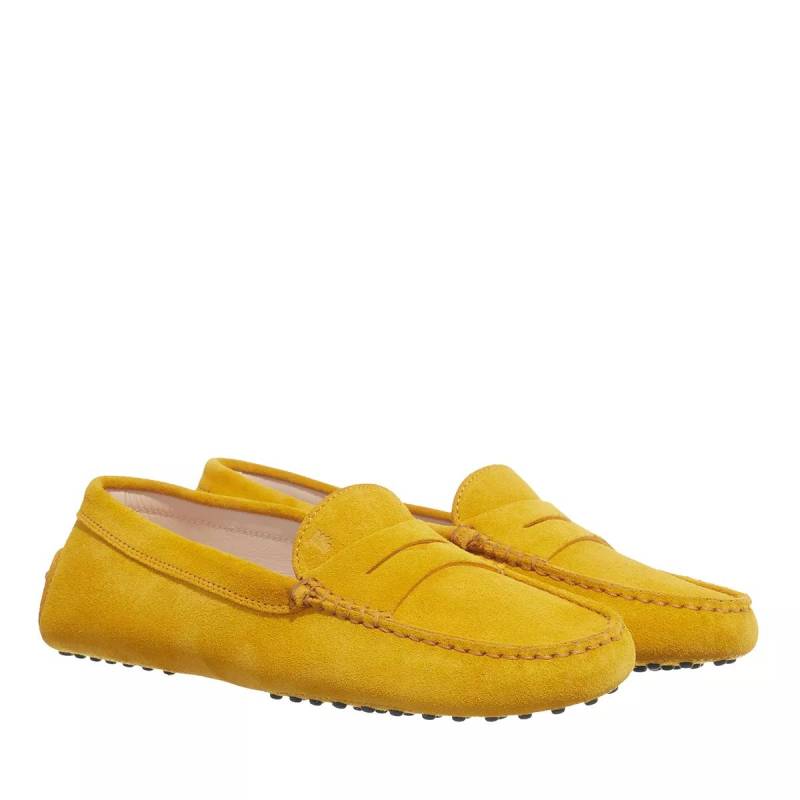 Tod's Loafers & Ballerinas - Gommino Driving Shoes in Suede - Gr. 36,5 (EU) - in Gelb - für Damen von TOD'S