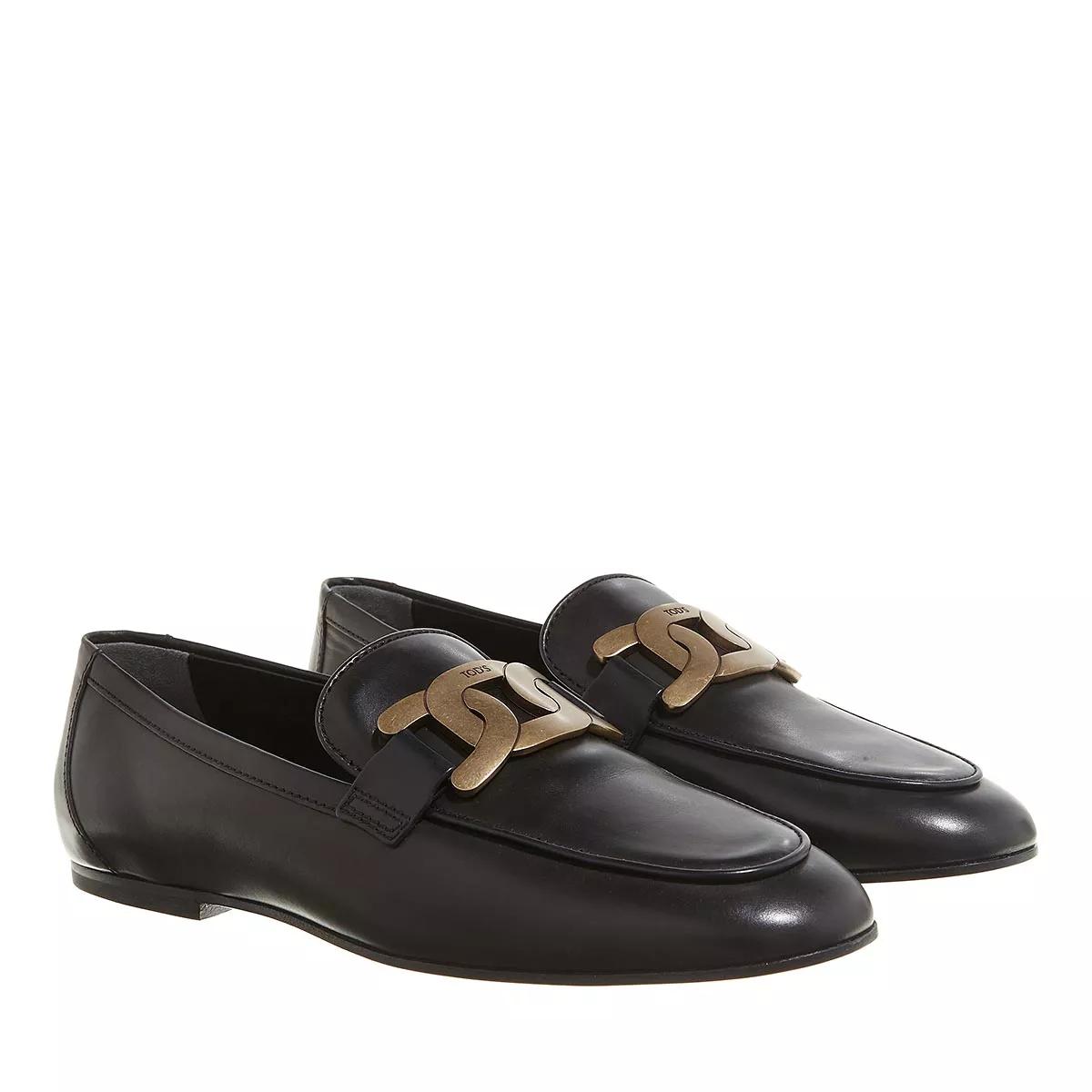 Tod's Loafers & Ballerinas - Kate Loafers Leather - Gr. 38,5 (EU) - in Schwarz - für Damen von TOD'S