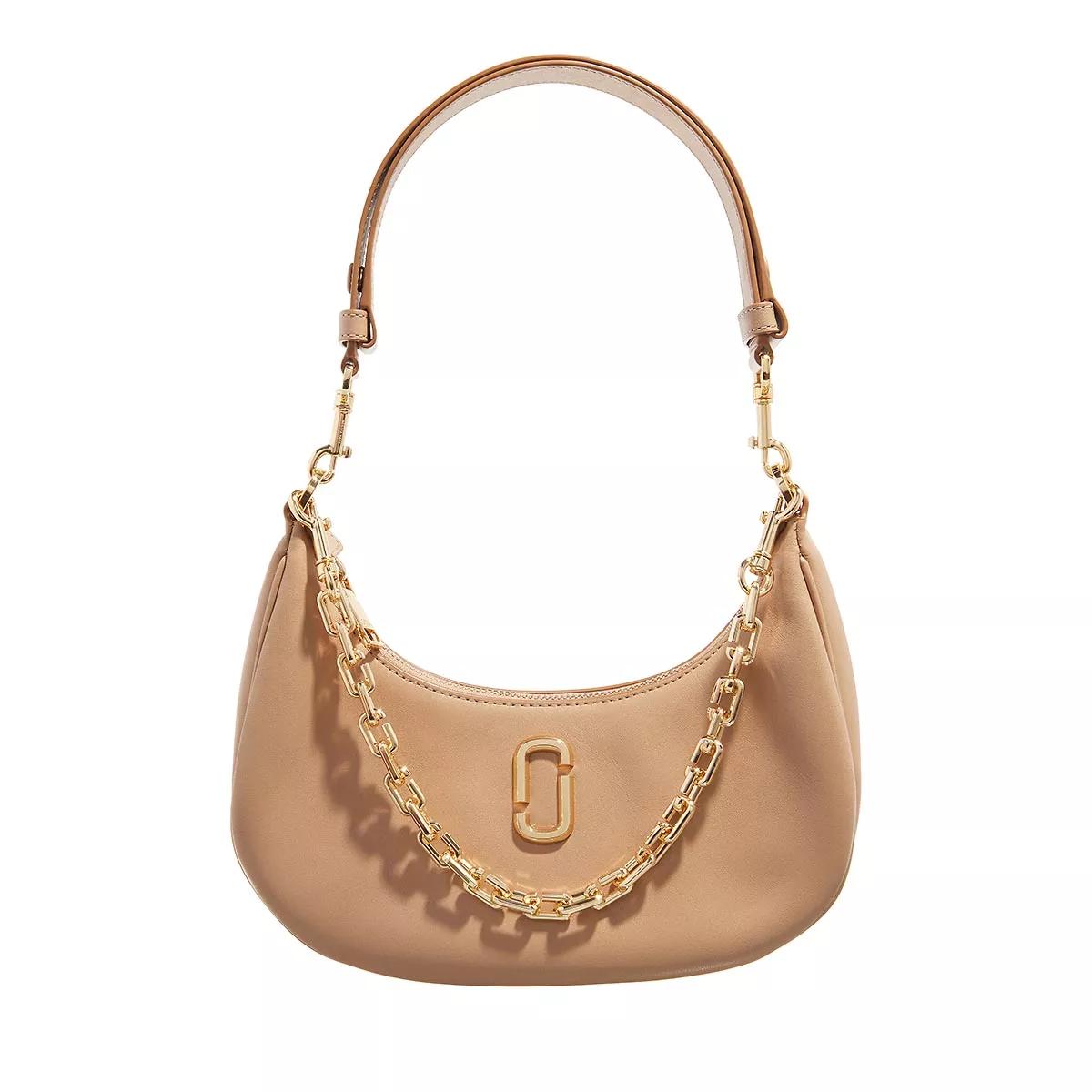 Marc Jacobs Umhängetasche - The Small Curve Leather Bag - Gr. unisize - in Beige - für Damen von Marc Jacobs