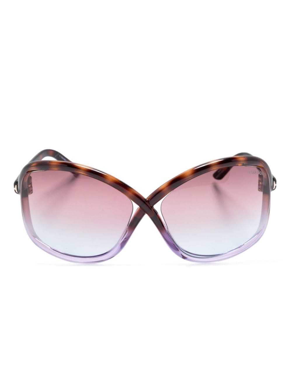 TOM FORD Eyewear Bettina oversize sunglasses - Brown von TOM FORD Eyewear